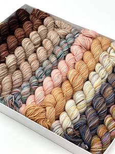 Yarn: Koigu Hand-Dyed 4ply Pencil Boxes