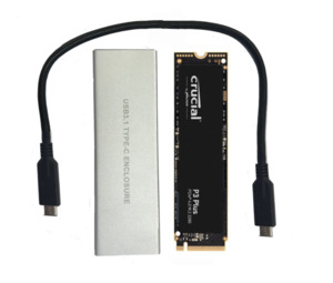 Asus Motherboard Other: 500GB Crucial P3 Plus NVME M.2 SSD with cloning kit
