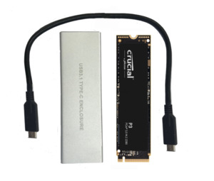 Asus Motherboard Other: 4TB Crucial P3 Plus NVME M.2 SSD with cloning kit