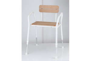 Bathroom And Continence: Shower Chair With Backrest And Arms - Heavy Duty - Delta C45-T (Q11014)