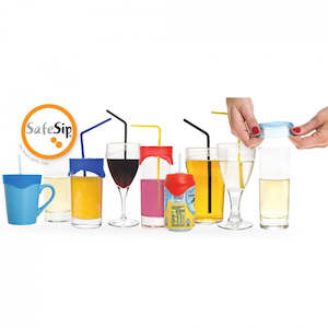 Daily Living Aides: Drinking Aid - Safe Sip Silicon Drink Covers (Q91001-Q91006)