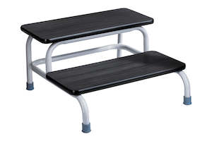 Daily Living Aides: Step Stool - Double Step Plinth - Powder Coated (H33 PC)