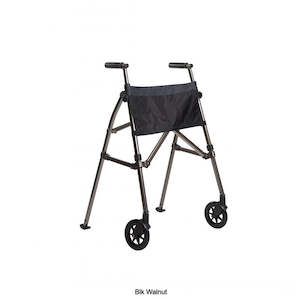 Walkers And Accessories: Walker - EZ Fold 'N Go - Black Walnut - Cobalt Blue (Q55006 & Q55008)