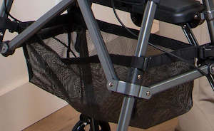 Mobility: Walker Accessory - Rollator Mesh Underseat Basket (Q56010)