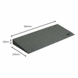Ramp - Enviro-Friendly Rubber Threshold - 30x270x800mm (AA2006)
