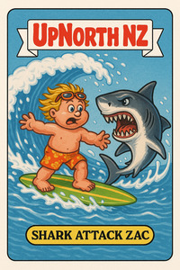 SHARK ATTACK — Up North NZ Apparel