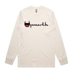 Shirt: Champ UpNorth Long Sleeve (Ecru and Black)