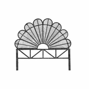Peacock Rattan Black (Double)