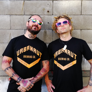 T-Shirt: Urbanaut Orange Logo T-Shirt