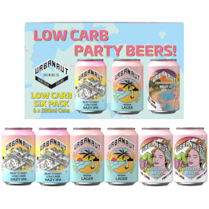 Core Range Beers: LOW CARB Mixed Six Pack - 6 x 330ml Cans