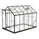 2m x 3.2m Polycarbonate Greenhouse - Black Frame
