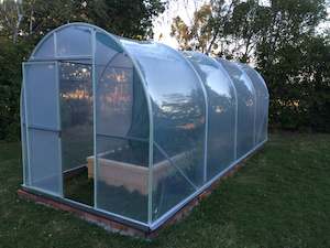 Aluminium Framed Tunnel House 2.36m x 6m