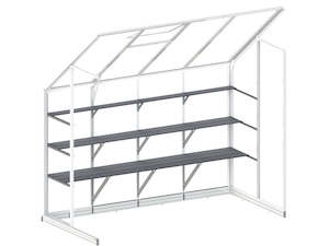 3 Tier Glasshouse Shelving in Black