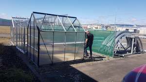 Backyard Beast 3.2m x 6.3m Poly-Glass Greenhouse - Aluminium Framed