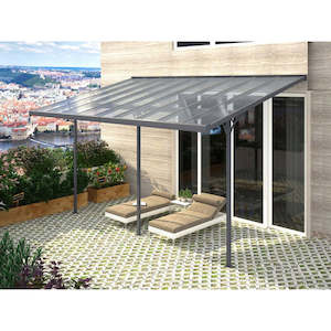6.1m x 3.0m Patio Shelter - Aluminium Frame