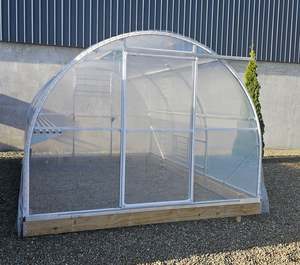 Super Width - Aluminium Framed 3m x 10.5m Tunnel House