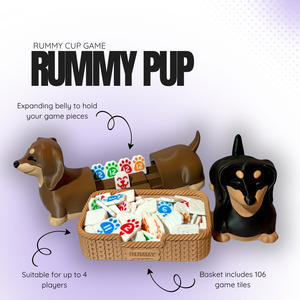 Products: Rummy Pup Game with Dog House
