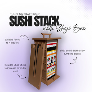 Products: Sushi Stack Tumbling Tower with Shoji Box