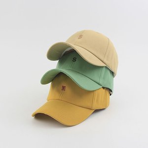 Caps: Black Cap with Embroidery Baseball Visor Cap