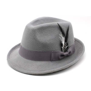 Fedoras Hats: Men's Billycock Feather Fur Felt Hat