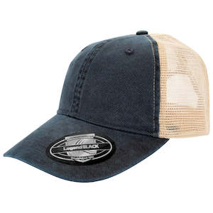 Hats: Vintage Snapback Cap – Washed Cotton Front with Mesh Back & Adjustable Fit | NZ Stock