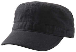 Hats: Ripstop Military Cap – Durable Cotton Blend, Velcro Fit