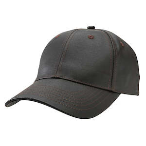 Hats: Rigger Cap – Oilskin Look, PU Coated, Structured 6-Panel Design