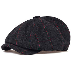 Wool Blend Plus Size Newsboy Cap – Vintage Octagonal Hat for Men | Autumn & Wi&hellip;