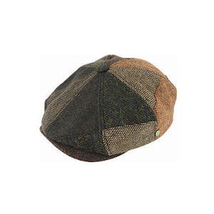 Sonny Eight-Piece Patchwork Newsboy Cap – Avenel Style