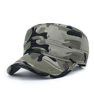 Camouflage Military Flat Cap