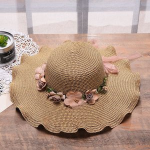 Flower Sun Hat Beach Outdoor Travel Hat