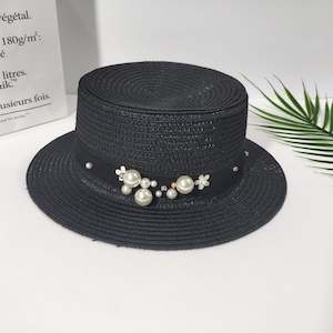 Summer Shading Warp Knitting Sunscreen Small Edge Bowler Hat