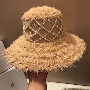 Summer Raffia Straw Hat