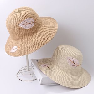 Straw Hats: Foldable Hand Knitted Straw Hat