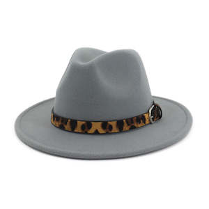 Cowboy Hats: Fedora hat leopard print hat