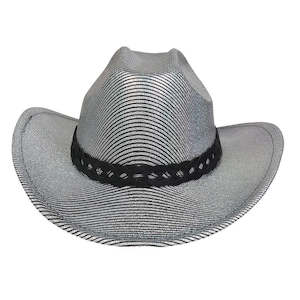 Pearlescent Cowboy Hat Ball Party Topper Performance Props Cap