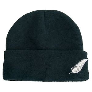 Beanies: Silver Fern Acrylic Beanie – Unisex Warm Knit Hat | NZ Stock