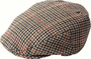All: Failsworth Norwich Ivy Flat Cap – Wool Blend Fabric, Patterned Design