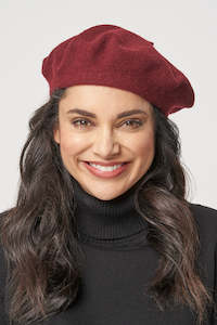 All: 100% Wool Basque Beret by Parkhurst – Classic Winter Hat