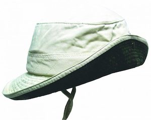 All: Washed Cotton Twill Bucket Hat with Camo Print Underside