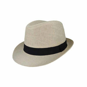 Jett Kids Trilby Hat – Woven Natural Fibre with Adjustable Fit, Ages 3+