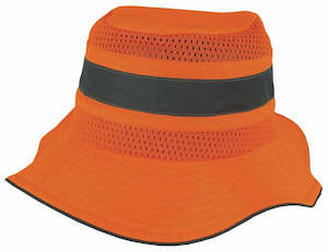 High-Visibility Taslon Mesh Hat with Ventilation Panels