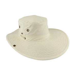 Canvas Yachting Hat with Wide Brim and UPF 50+ Sun Protection