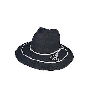 Seraphina – Wide Brim Summer Hat in Woven Natural Fibre with UPF 50+ Protection