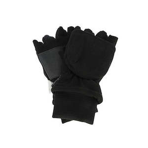 Premium Gloves: Jimmy Hunter Polar Fleece Convertible Gloves with Thinsulate Lining and Ribbed Cuff
