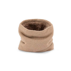 Premium Beanie: Avenel Onyx Kid’s Knitted Acrylic Neck Warmer with Plush Lining – Winter Wear