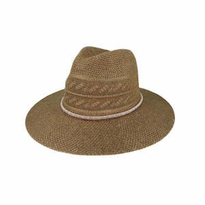 Premium Safari Hats: Mosman Crushable Polyester Knit Safari Hat with Inner Size Adjuster