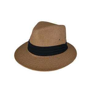 Kirby Matt Toyo Fibre Safari Hat with Cotton Pugaree Band – UPF 50+