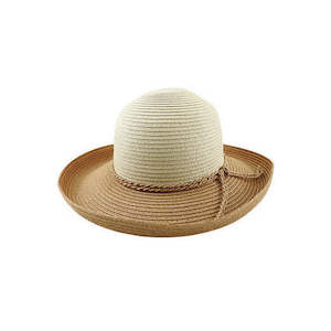Ruby – Braided Breton Hat with Twisted Self Trim and UPF 50+ Protection