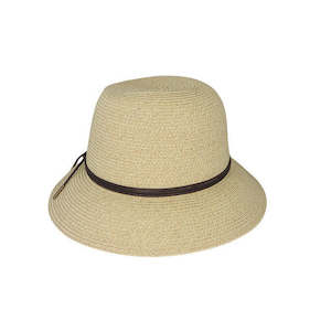Premium Wool Caps: Ella Braided Cloche Hat with Natural Fibres and UPF 50+ Sun Protection
